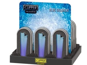 Encendedor metal blue gradient – Clipper