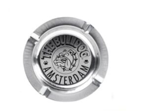 Cenicero metalico plateado – The Bulldog