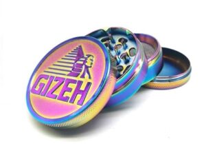 Grinder Gizeh Metálico Tornasol 4 partes 50 mm