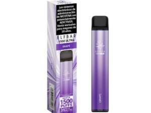 Vaporizador Grape 1500 puffs 3.5% nicotina – ELFBAR